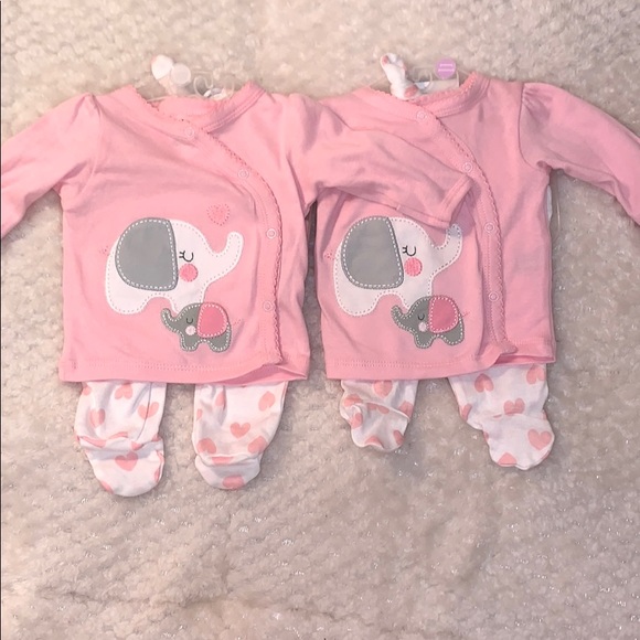 preemie twin girl outfits